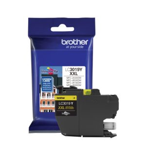 Brother Cartucho de Super Alto Rendimiento LC-3019Y Amarillo, 1500 Páginas MFCJ5330DW  MFCJ6530DW  MFCJ6930DW