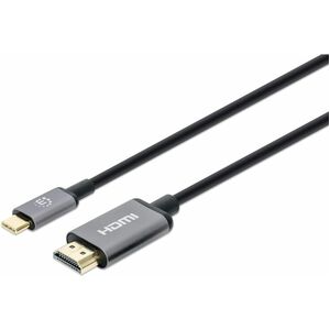 CABLE USB-C A HDMI M 1.0M 4K 60HZ NEGRO