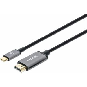 CABLE USB-C A HDMI M 2.0M 4K 60HZ NEGRO