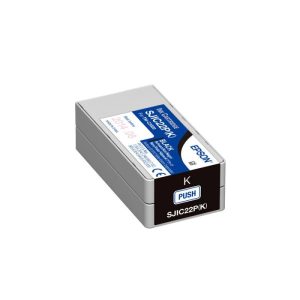 Cartucho de Tinta Epson DURABrite Ultra SJIC22P(K) - Negro Original - Inyección de tinta PARA TM-C3500 SJIC22P