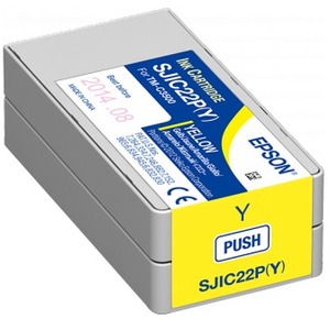 Cartucho Epson SJIC22P Amarillo PARA TM-C3500 SJIC22P