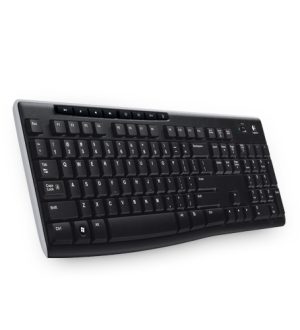 Teclado Logitech K270, Inalámbrico, USB 2.0, Negro (Español) INALAMBRICO  PC