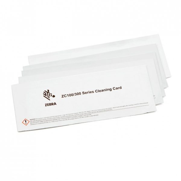Zebra Kit de Limpieza para ZC100, ZC300 100/300 5 CARDS - Image 2