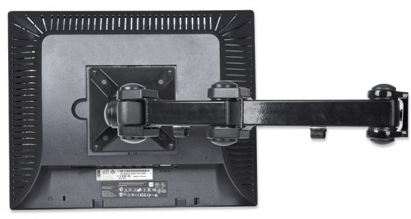 Soporte con Brazos Manhattan  de Doble Movimiento para 2 Monitores hasta 24', max. 12KGs, Negro ARTICULADO 13  A 24  6 KG X BRAZO - Image 3