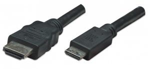 CABLE VIDEO HDMI MINI -HDMI 1.8M BOLSA  1.8M BOLSA                      .