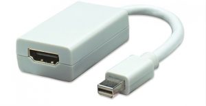 CABLE ADAPTADOR CONVERTIDOR MINI DISPLAYPORT A HDMI 1080P M- MINI DISPLAYPORT A HDMI 1080P M-H
