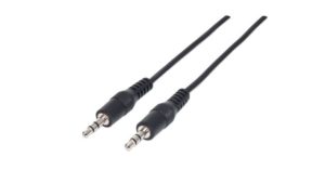 Cable de audio IC INTRACOM - 1.83m Minifono - para Dispositivo de audio - Extremo prinicpal: 1 x Minifono Macho Audio estéreo - Extremo Secundario: 1 x Minifono Macho Audio estéreo - 28 AWG - Negro NEGRO.