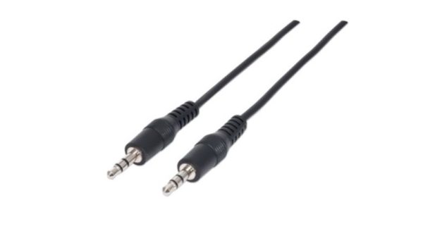 Cable de audio IC INTRACOM - 1.83m Minifono - para Dispositivo de audio - Extremo prinicpal: 1 x Minifono Macho Audio estéreo - Extremo Secundario: 1 x Minifono Macho Audio estéreo - 28 AWG - Negro NEGRO.