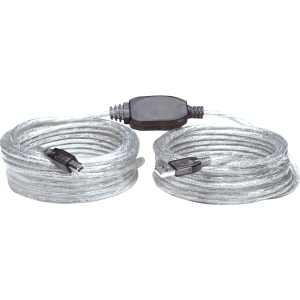 Cable USB Manhattan  A Macho - USB B Macho, 11 Metros, Plata ACTIVA IMPRESORA PLATA          .