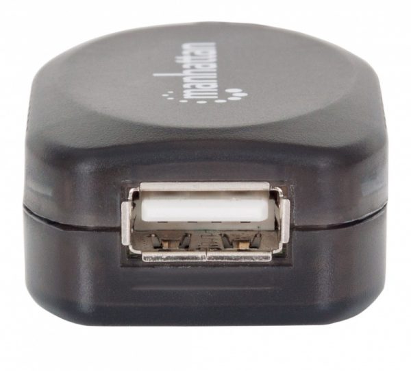 Cable Manhattan  USB A Macho - USB A Hembra, 10 Metros, Negro ACTIVA ENCADENABLE X3 M-H - Image 4