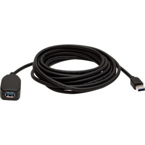 Cable Manhattan USB 3.0 A Macho - USB 3.0 A Hembra, 5 Metros, Negro ALTA VELOCIDAD 3.0 CON REPETIDOR.