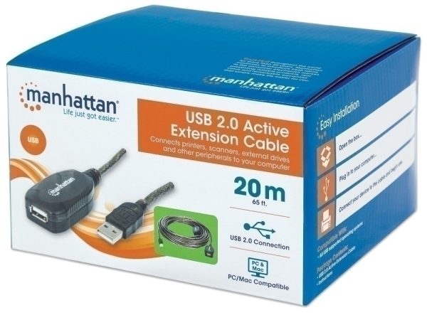 CABLE EXTENSION USB 20.0M ACTIVA ENCADENABLE X2 MAXIMO 40M - Image 3