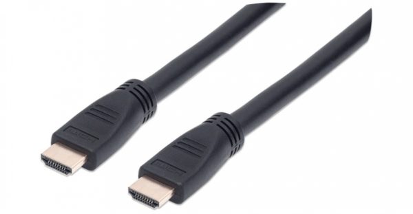 Manhattan Cable HDMI Macho - HDMI Macho, 10 Metros, Negro ETHERNET 3D 4K M-M VELOCIDAD 2.0