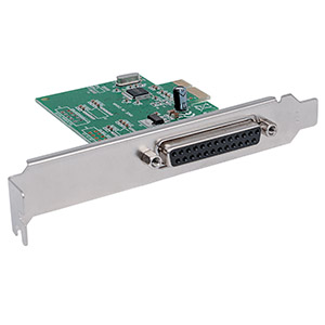 Manhattan Tarjeta PCI Express con 1 Puerto DB25 DB25 1 PUERTO BRACKET LARGO CORTO