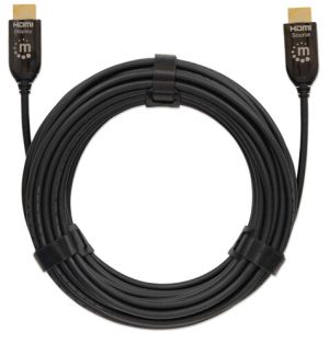 Cable Manhattan  HDMI Plenum, HDMI Macho - HDMI Macho, 30 Metros, Negro 30.0M