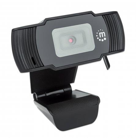 Manhattan Webcam 462006, 2MP, 1920 x 1080 Pixeles, USB 2.0, Negro 2 MPX USB PLUG AND PLAY