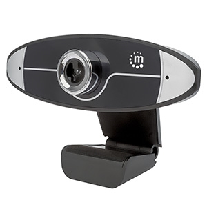 Manhattan Webcam 462013, 1MP, 1280 x 720 Pixeles, USB 2.0, Negro USB PLUG AND PLAY