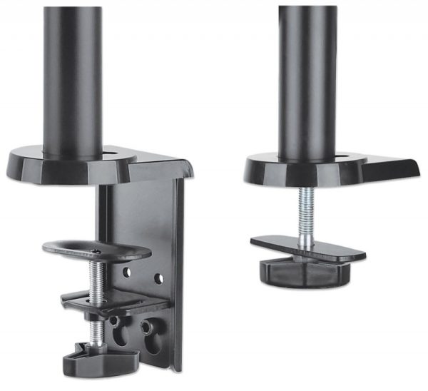 Manhattan Soporte de Escritorio 2 Monitores 17" - 32", hasta 8Kg, Negro A 32  ESCRITORIO  PISTON - Image 3