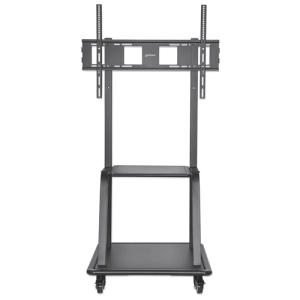 SOPORTE CARRITO TV PANTALLA 37 A 100  CON REPISA SOPORTA 150KG