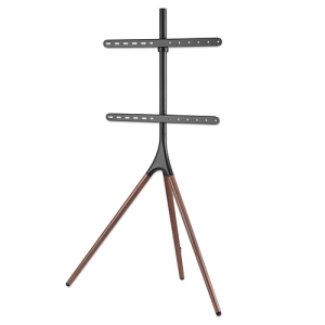 SOPORTE TRIPODE TV PANTALLA 45 A 65  32KG AJUSTABLE PATAS MADERA