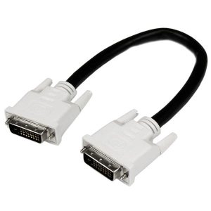 StarTech.com Cable para Monitor DVI-D Macho - DVI-D Macho, 30cm, Negro DUAL LINK VIDEO MACHO A MACHO   .