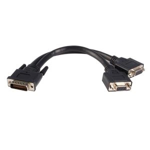 StarTech.com Cable DMS 59 LFH Macho - 2x VGA Hembra, 20cm A DOBLE PANTALLA VGA            .