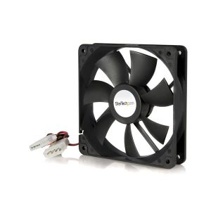 Ventilador StarTech.com con Rodamiento de Bolas Doble FANBOX12, 120mm, 2000RPM, Negro COMPUTADORA 120X25MM CONECTOR LP.