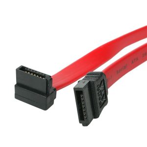 StarTech.com Cable SATA en Ángulo Recto, 45cm, Rojo ANGULO RECTO ACODADO            .