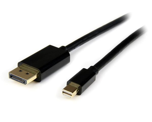 StarTech.com Cable mini DisplayPort Macho - DisplayPort Macho, 4 Metros, Negro DISPLAYPORT MACHO A MACHO NEGRO .
