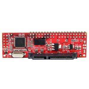 Conversor Adaptador StarTech.com IDE PATA 40-pin - SATA, 0.133 Gbit/s, Rojo A SATA SERIAL ATA