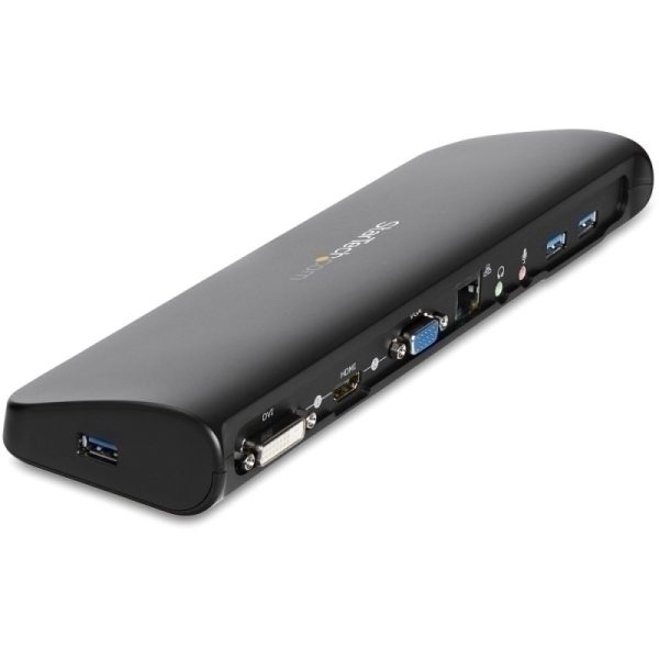 StarTech.com Docking Station para Laptops, 4x USB 3.0, HDMI, DVI, VGA, Negro UNIVERSAL USB 3.0 HDMI DVI VGA  . - Image 5