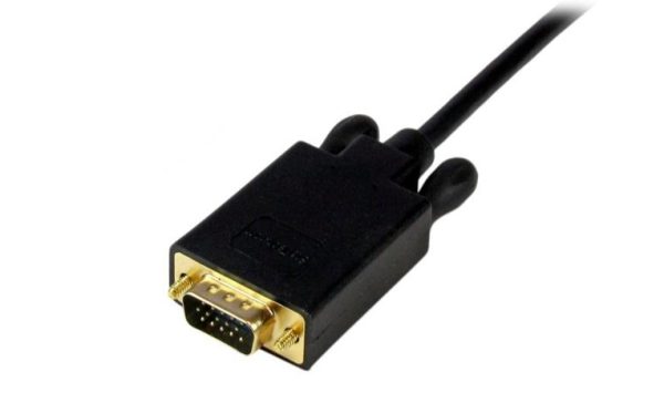 StarTech.com Cable mini DisplayPort Macho - VGA (D-Sub) Macho, 1.8 Metros, Negro MINI DISPLAYPORT A VGA NEGRO    . - Image 2