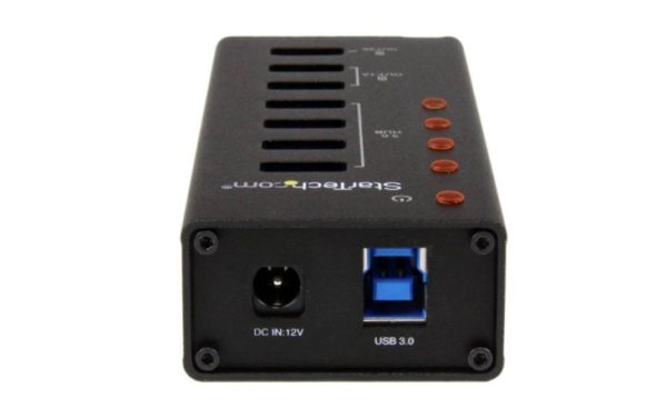 Startech.com Hub ST4300U3C3, 3x USB 2.0, 4x USB 3.0, 5000 Mbit/s, Negro PUERTOS Y 3 DE CARGA 1A Y 2A - Image 2