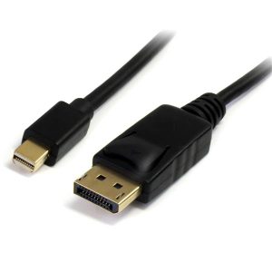 StarTech.com Cable Mini DisplayPort Macho - DisplayPort Macho, 91cm, Negro DISPLAYPORT 1.2 4K              .