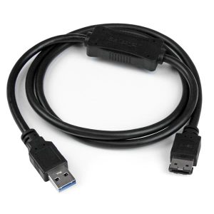 Cable StarTech.com USB 3.0 - eSATA para Disco Duro o SSD, SATA 6Gbps, 91cm A ESATA PARA DISCO DURO O SSD   .