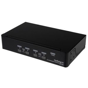 Conmutador StarTech.com 4 puertos Vídeo DisplayPort Hub Concentrador USB 2.0 Audio - 2560x1600 DISPLAYPORT DP AUDIO HUB USB