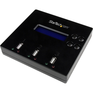 StarTech.com Duplicador/Borrador Autónomo de Memorias Flash USB 2.0, 1 a 2 BORRADOR MEMORIAS FLASH USB 2.0 .