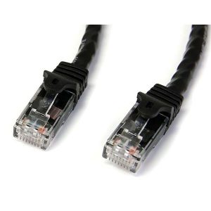 StarTech.com Cable Patch Cat6 UTP sin Enganches RJ-45 Macho - RJ-45 Macho, 3 Metros, Negro ENGANCHES CAT6 3M NEGRO         .
