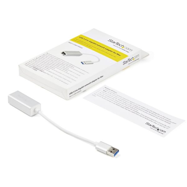 StarTech.com Adaptador de Red Ethernet Gigabit Externo, 1x USB 3.0, Plata EXTERNO USB 3.0 PLATEADO - Image 4