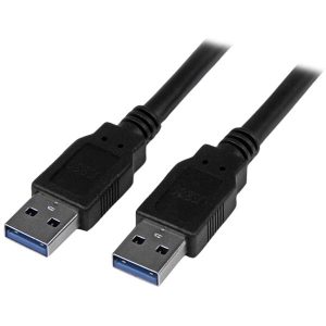 StarTech.com Cable USB 3.0 A Macho - USB 3.0 A Macho, 3 Metros, Negro DE 3 METROS                     .