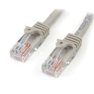 StarTech.com Cable Patch Cat5e UTP sin Enganches, RJ-45 Macho - RJ-45 Macho, 7.6 Metros, Gris RJ45 GRIS - SIN ENGANCHES       .