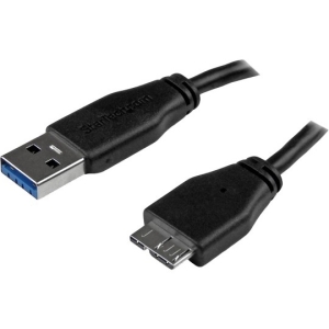 StarTech.com Cable USB Macho - Micro USB Macho, 2 Metros, Negro MACHO A MICRO B MACHO