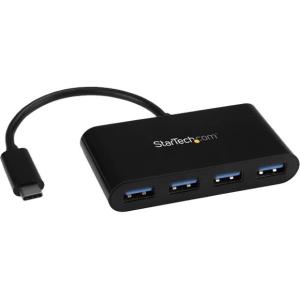 Hub StarTech.com Concentrador USB-C 3.0, USB-C Macho - 4x USB A Hembra, 5000 Mbit/s, Negro A 4 PUERTOS USB A