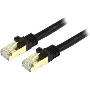 StarTech.com Cable Patch Cat6a STP Blindado sin Enganches RJ-45 Macho - RJ-45 Macho, 6.1 Metros, Negro LINDADO DE 6M NEGRO