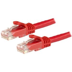 StarTech.com Cable Patch Cat6 UTP sin Enganches RJ-45 Macho - RJ-45 Macho, 1.8 Metros, Rojo 6 ETHERNET GIGABIT SIN ENGANCHES