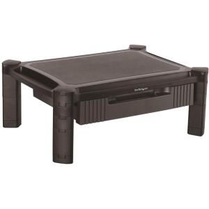 StarTech.com Base de Soporte para Monitor 13" - 27" con Cajón y Altura Ajustable, hasta 10kg, Negro CON CAJON Y ALTURA AJUSTABLE