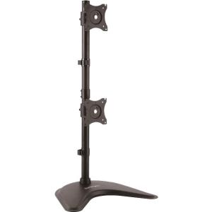 StarTech.com Soporte Vertical para 2 Monitores 13" - 27", hasta 10kg, Negro MONITORES BASE AJUSTABLE VESA