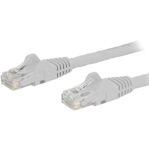 StarTech.com Cable Patch Cat6 UTP sin Enganches RJ-45 Macho - RJ-45 Macho, 30cm, Blanco ETHERNET GIGABIT SIN ENGANCHES