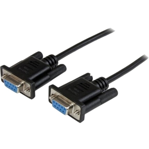 StarTech.com Cable Nulo de Módem Serial RS232 DB9 Hembra - Hembra, 2 Metros, Negro RS232 DB9 HEMBRA A HEMBRA NEGRO