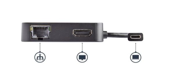 StarTech.com Docking Station USB-C con Gigabit Ethernet, HDMI 4K, Negro G STATION USB C PARA LAPTOP - Image 2